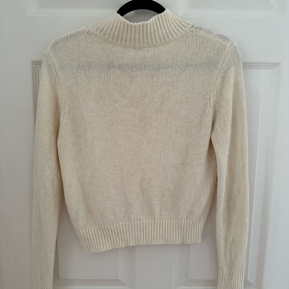 Wilfred Cream Chenille Mockneck - Picture 8 of 8